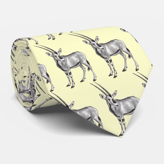 Vintage Oryx Stropdas (Opgerold)