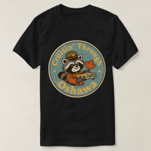 Vintage Oshawa Ontario Motor City Wasbeer T-shirt