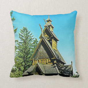 Vintage Oslo, Stave Church Kussen