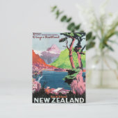 Vintage Otago Nieuw-Zeeland Briefkaart (Staand voorkant)