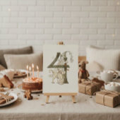 Vintage Ottilia Adelborg Bloem Nummer - 4 Briefkaart