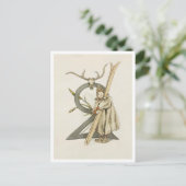 Vintage Ottilia Adelborg Bloemennummer - 2 Briefkaart (Staand voorkant)