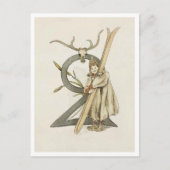 Vintage Ottilia Adelborg Bloemennummer - 2 Briefkaart (Voorkant)