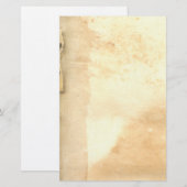 Vintage oude boek einde papier briefpapier (Voorkant / Achterkant)