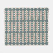 VINTAGE OUDE LANDKLEUREN  FLEECE DEKEN (Voorkant (Horizontaal))