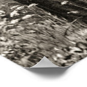 Vintage Oudere moeder en dochter of kleindochter Poster (Hoek)