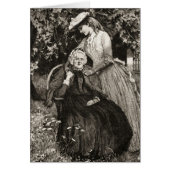 Vintage Oudere Moederdag Kaart (Voorkant)