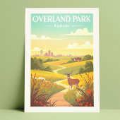 Vintage Overland Park Kansas Briefkaart