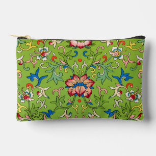 Vintage Owen Jones Chinees Ornament Groen Bloemmot Etui