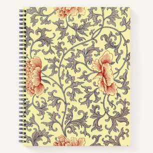 Vintage Owen Jones Chinoiserie Pioen Bloemendesign Notitieboek