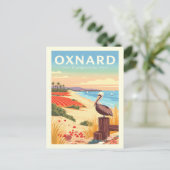 Vintage Oxnard California Briefkaart (Staand voorkant)