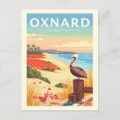 Vintage Oxnard California Briefkaart (Voorkant)