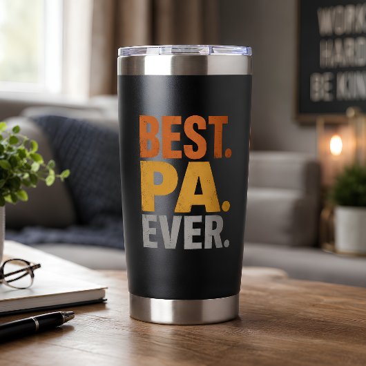 Vintage Pa Ever Geïsoleerde Drinkbeker