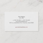 Vintage Paarden Etching Visitekaartje (Achterkant)