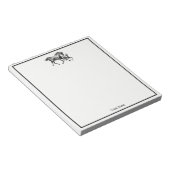 Vintage paarden Moeder Baby Notitieblok (Schuin)