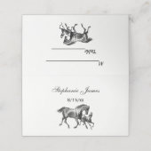 Vintage paarden Moeder Baby Plaatskaartje (Buitenkant ongevouwen)