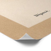 Vintage paardenracebesturing jockey poster (Hoek)