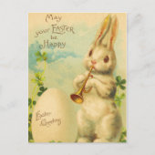 Vintage paasbunny Briefkaart (Voorkant)