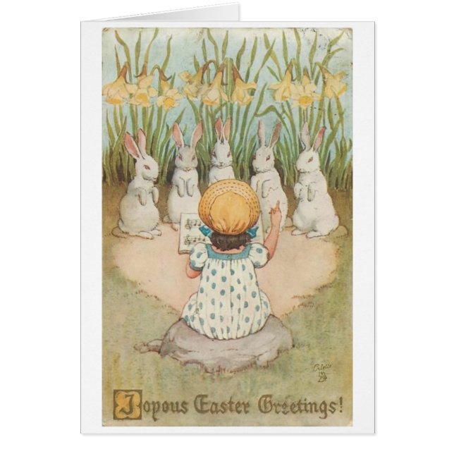Vintage - paasBunny Chorus , (Voorkant)
