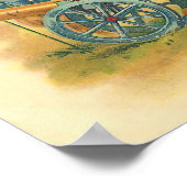 Vintage paasbunny-oorlog poster (Hoek)