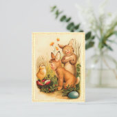 Vintage paaseieren Briefkaart (Staand voorkant)