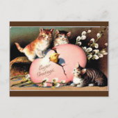 Vintage - Paasgroet Briefkaart voor feestdag (Voorkant)