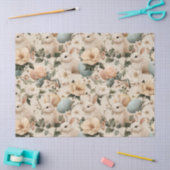 Vintage Paashaas Bloemstuk (1) Tissuepapier (Craft)
