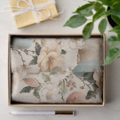 Vintage Paashaas Bloemstuk (1) Tissuepapier (Geschenk)
