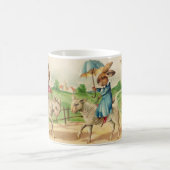 Vintage paaskonijnenkonijnengeleiders groet koffiemok (Center)