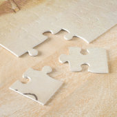 Vintage paaskonijnenkonijnengeleiders groet legpuzzel (Zijkant)