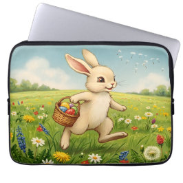 Vintage Paasweide Paashaas  Laptop Sleeve