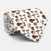 Vintage paddenstoel Stropdas (Opgerold)