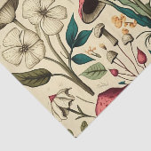 Vintage paddenstoelen en Collectie van Flora Tissuepapier (Detail)