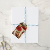 Vintage Paddestoelen Scrapbook  Cadeautags Cadeaulabel (Met Touw)