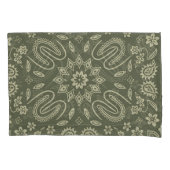 Vintage Paisley Bandana Pillow Cover Cream & Wash Kussensloop (Voorkant-Links)