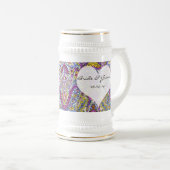 Vintage Paisley Bierpul (Voorkant rechts)