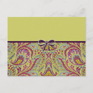 Vintage Paisley Briefkaart