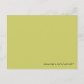 Vintage Paisley Briefkaart (Achterkant)