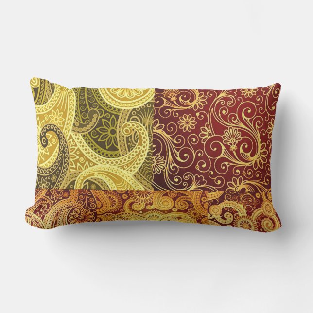 Vintage Paisley Buitenkussen (Voorkant)
