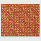 Vintage Paisley Latte Art  Cadeaupapier (Vlak)