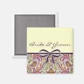 Vintage Paisley Magneet (Voorkant / Achterkant)