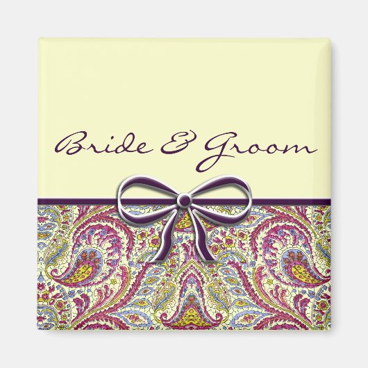 Vintage Paisley Magneet (Voorkant)