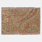 Vintage Paisley Rugs Deken (Voorkant)
