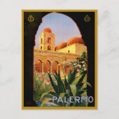 Vintage Palermo - Italië Briefkaart (Voorkant)
