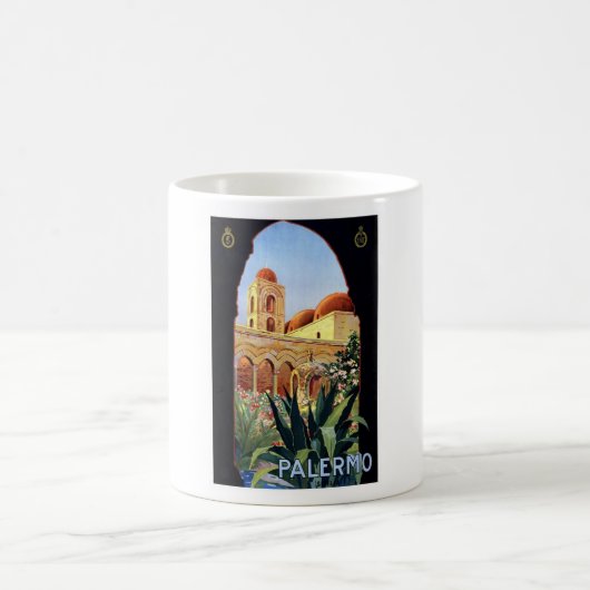 Vintage Palermo Sicilia Koffiemok (Center)