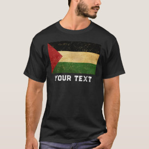 Vintage Palestijnse vlag aanpassen T-shirt