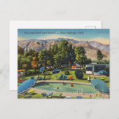 Vintage, Palm Springs, Californië Briefkaart (Voorkant / Achterkant)