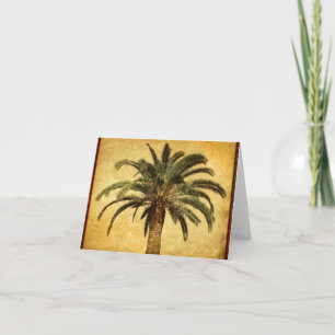 Vintage Palm - Tropische Gepersonaliseerde Kaart