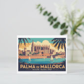 Vintage Palma de Mallorca   Briefkaart (Staand voorkant)