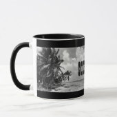 Vintage Palmbomen Persoonlijk Mok (Links)